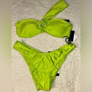 Kendall + Kylie Lime Green Bikini